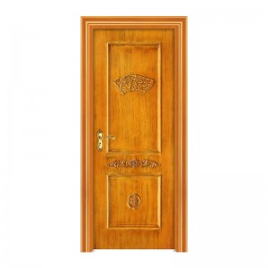 2021 Chine porte en bois simple porte extérieure wpc porte peinte pour commercial pas cher