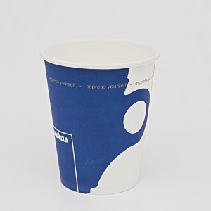 Tasse de compost biodégradable en papier kraft à paroi simple de qualité alimentaire écologique pour boisson chaude