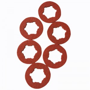 Papier rapide rond résistant aux hautes températures, papier rapide rouge ignifuge, papier d\'isolation électrique