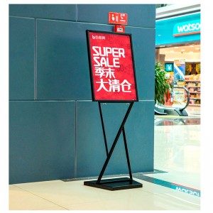 MJ PP - 558 a frame stable portable Advertising mobile poster Banner folding poster frame