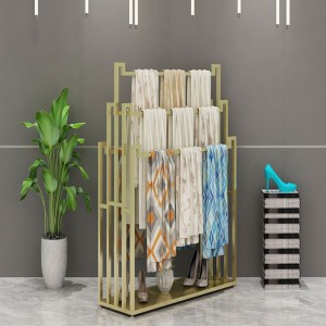 TMJ PP-564 Chine fabricant en gros design personnalisable support de vêtements en or rose