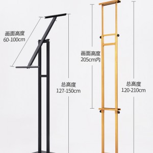 TMJ POP043 Chine fournisseurs de haute qualité en plein air Double face en plastique panneau d\'affichage A-Frame trottoir