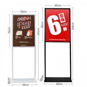 TMJ POP043 Chine fournisseurs de haute qualité en plein air Double face en plastique panneau d\'affichage A-Frame trottoir