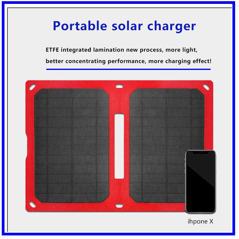 Panneau de charge solaire 14W