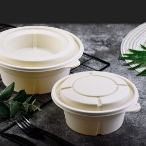 Emballage des aliments à emporter contenant biodégradable boîte à lunch contenant biodégradable