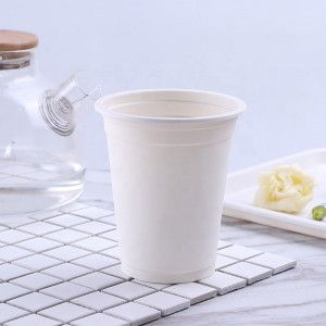 6 oz 8 Oz 11 OZ Custom Printed Environmental compostable Coffee Cup one - time Biodegradable Maize Starch Cup