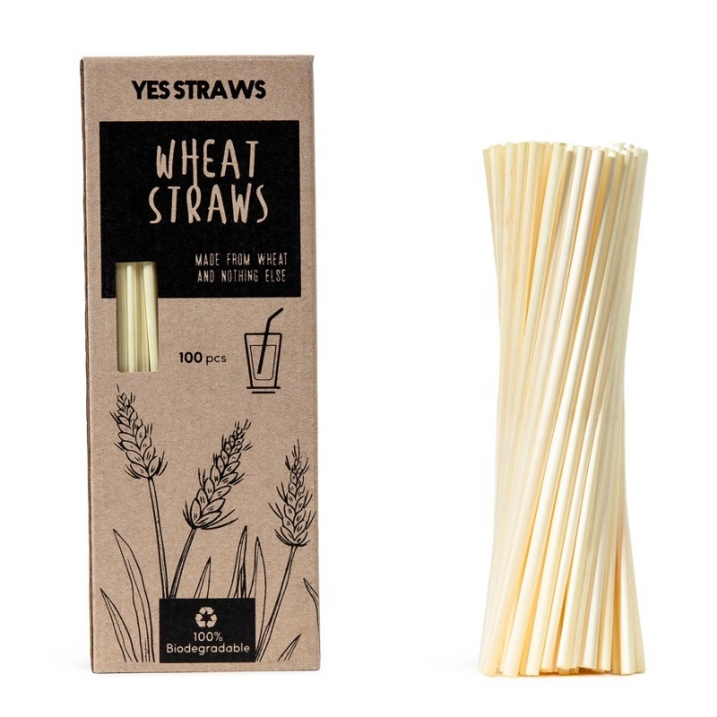 Pailles de blé naturelles de longueur personnalisée pailles de seigle écologiques pailles de blé biodégradables