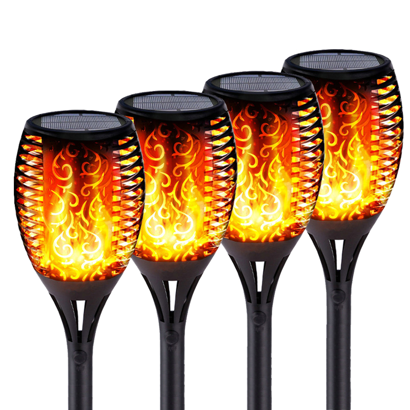 Lampes solaires à flamme