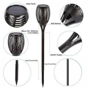 Lampes solaires à flamme