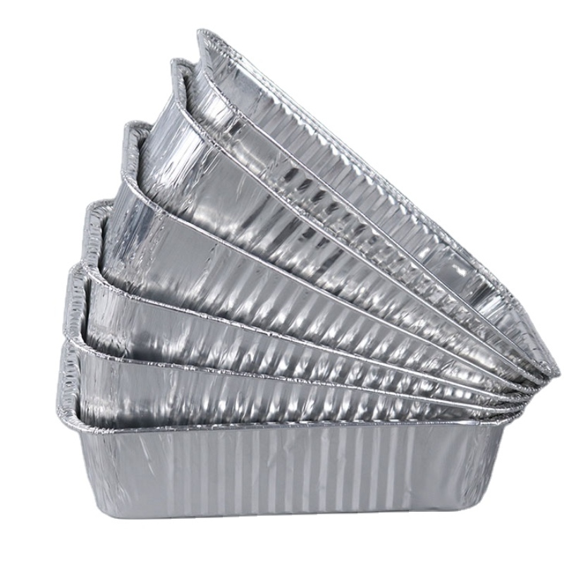 Contenants d'aliments contenants d'aliments à emporter en aluminium biodégradable à micro - ondes