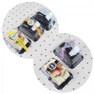 Emballage de gâteaux compostables biodégradables respectueux de l\'environnement