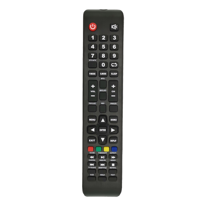 Application à la maison de mode de prix d'usine TV de télécommande universelle personnalisée pour LED \/ LCD TV \/ STB \/ DVB