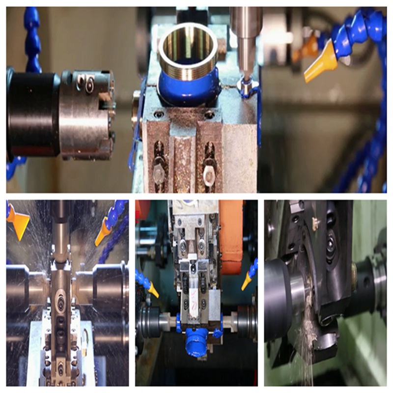 Machine - outil spéciale pour la production de vannes automatiques à billes en laiton à grande vitesse