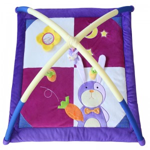 Tapis de jeu carré - lapin