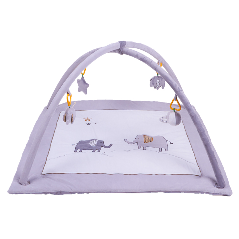 Tapis de jeu carré - éléphant