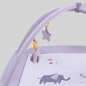 Tapis de jeu carré - éléphant