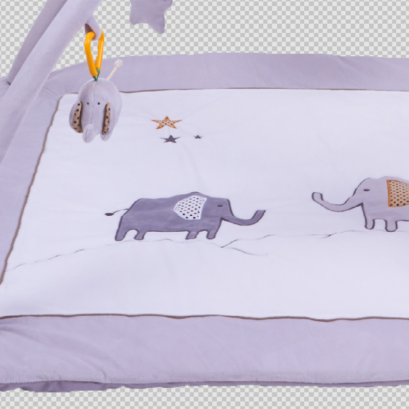 Tapis de jeu carré - éléphant
