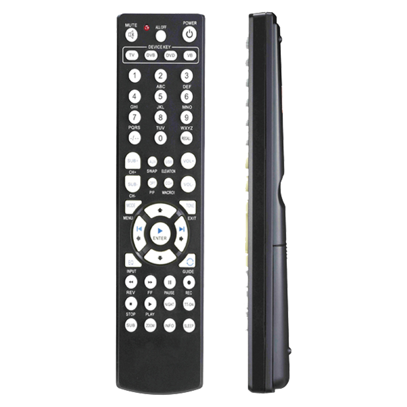 Télécommande universelle sans fil IR \/ RF \/ BLE d'assurance qualité d'usine de Chine 4 en 1 pour TV \/ DVD \/ VB \/ décodeur