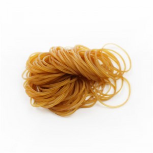 Usine de bande de caoutchouc transparente jaune anti-âge haute élasticité anneau en caoutchouc personnalisable en gros