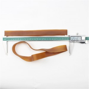 Ceinture en caoutchouc plate allongée et élargie de grande taille personnalisable avec résistance à l\'abrasion et bande de caoutchouc industrielle à haute température