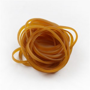 Fabricants bandes de caoutchouc élargies personnalisées jaune transparent industrie de la ténacité à haute élasticité bandes de caoutchouc agricoles