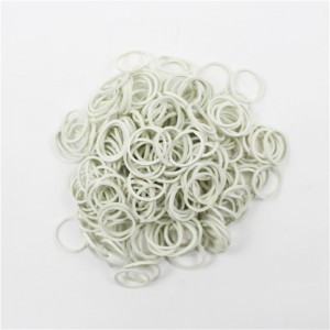 Factoty vente directe mini bandes de caoutchouc blanc anneau en caoutchouc de résistance à l\'élasticité élevée pour le faisceau de lignes de données