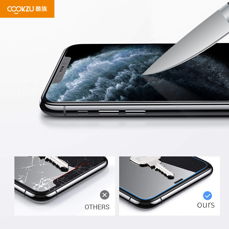Film d'écran en verre trempé chaud 9h de haute qualité pour Apple iPhone 11 pro screensaver