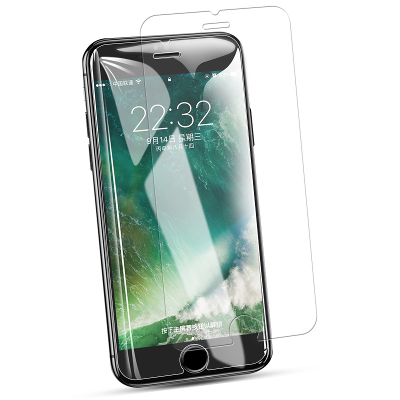 Film d'écran en verre trempé chaud 9h pour iPhone Apple 6 7 8 screensaver