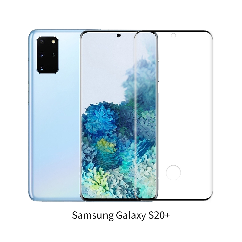 Film d'écran en verre trempé chaud 9h de haute qualité pour l'épargnant d'écran Samsung S20 +.