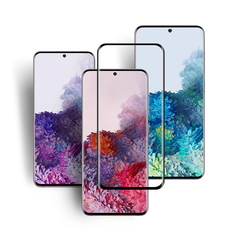 Film d'écran en verre trempé chaud 9h de haute qualité pour l'épargnant d'écran Samsung S20 +.
