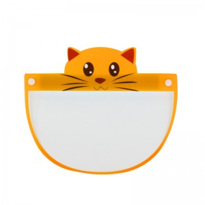 Bouclier facial en plastique pour enfants d\'isolement personnalisé OEM distributeur anti-buée