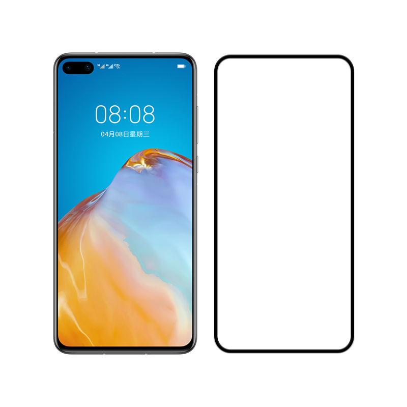 Film d'écran en verre trempé haut de gamme 9H pour le protecteur d'écran Huawei P40