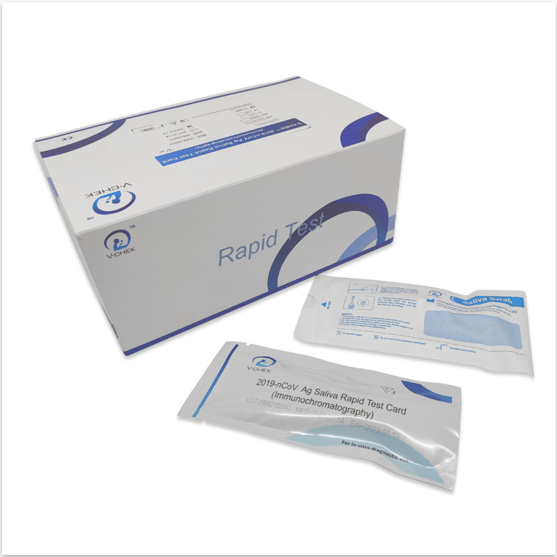 Carte de test rapide V-CHEK ™ 2019-nCov Ag (immunochromatographie)