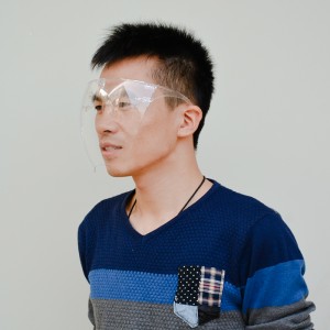 Écran facial en plastique de Blocc d\'équipement de sécurité anti-jet avec le cadre