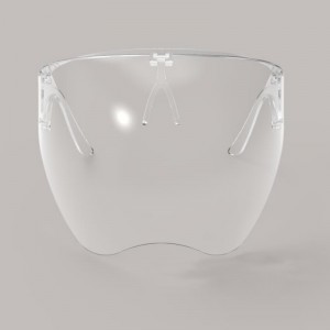 Écran facial en plastique de Blocc d\'équipement de sécurité anti-jet avec le cadre