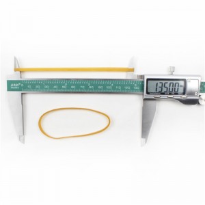 Bande de caoutchouc industrielle anti-vieillissement et résistante aux hautes températures transparente jaune personnalisée