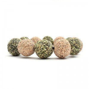 Bouddha perles string chat menthe boule