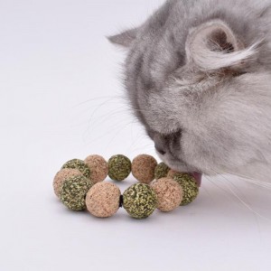 Bouddha perles string chat menthe boule
