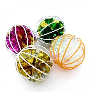 Boule de cloche de fer colorée