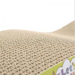 Board à rayures de chat en forme de V