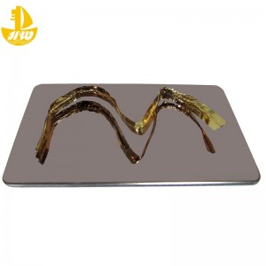 Panneau de miroir en acier inoxydablen ° 1