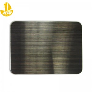 Plaqué de cuivre brossén ° 1