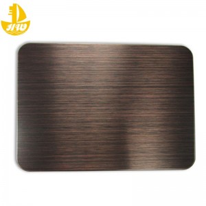 Plaqué de cuivre brossén ° 1