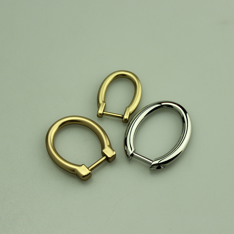 Placements brillants de la mode D Boucles D, D Rings, Accessoires en métal pour sac