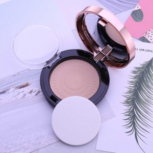 Poudre pressée compacte de maquillage cosmétique personnalisé