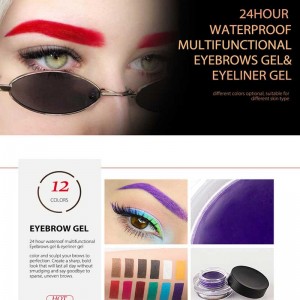 Crème de sourcil étanche à la étiquette privée