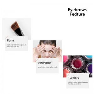 Crème de sourcil étanche à la étiquette privée