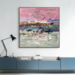 Cadre de toile Résumé Nouveau Design peint à la main décor maison photo photo peinture au sol