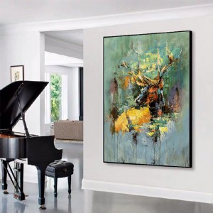 100% peinture à la main Abstrait toile personnalisée mur Art Art Artwork Cuadro Abstracto