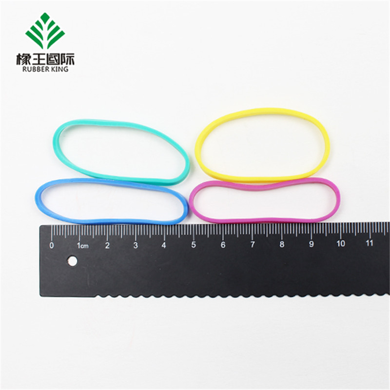 Factory Vente directe couleur TPR Haute élasticité forte dureté et bande de caoutchouc de cheveux durable